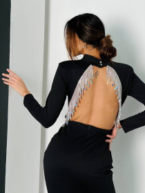 Сукня міді Milirud модель mil544-chornij Фото