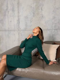 Сукня міді Milirud модель mil544-smaragdovij Фото