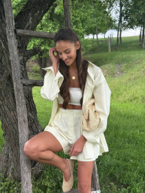 Повседневный костюм Milirud модель mil542-maslo Повседневный костюм Milirud модель mil542-maslo Фото