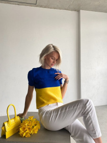 Футболка Milirud модель mil493-blakitno-zhovtij Фото