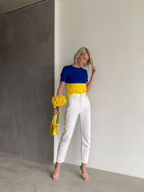 Футболка Milirud модель mil493-blakitno-zhovtij Фото