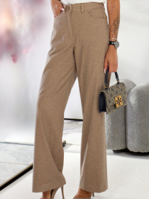 Жіночі теплі брюки прямі від стегна, Бежевий LadyLike (ll236860089) модель ll236860089-bezhevij Фото