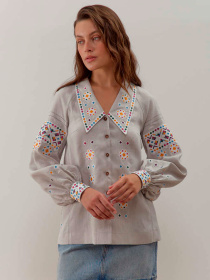 Вышиванки Folk Moda модель fm3046-srij Фото