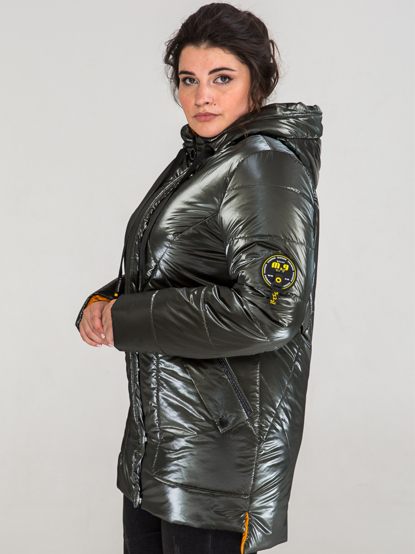 Жіноча зимова напівприталена куртка Невада, Хакі All Posa (ap101292p) модель ap101292p-hak-blisk Фото