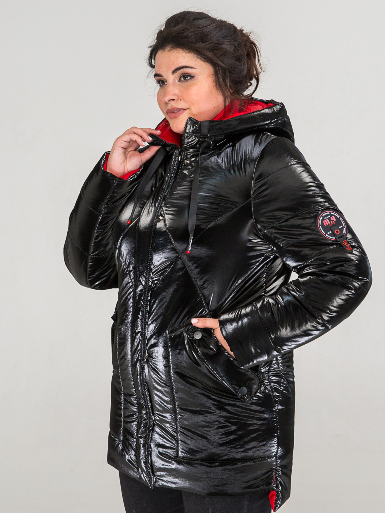 Зимняя куртка All Posa модель ap101292p-chornij-blisk Фото