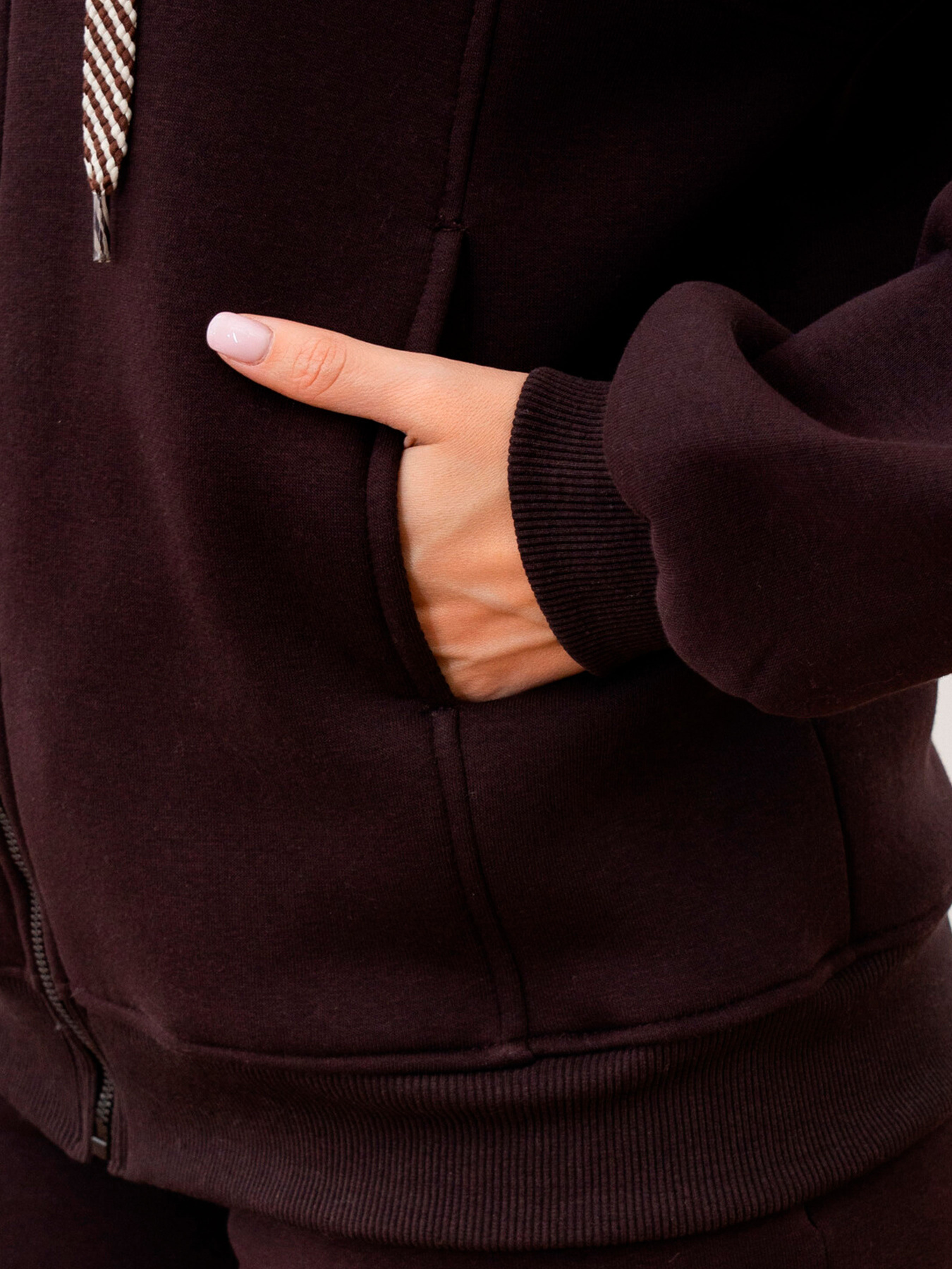 Худи и свитшоты RiMari модель 0325-shokolad Фото