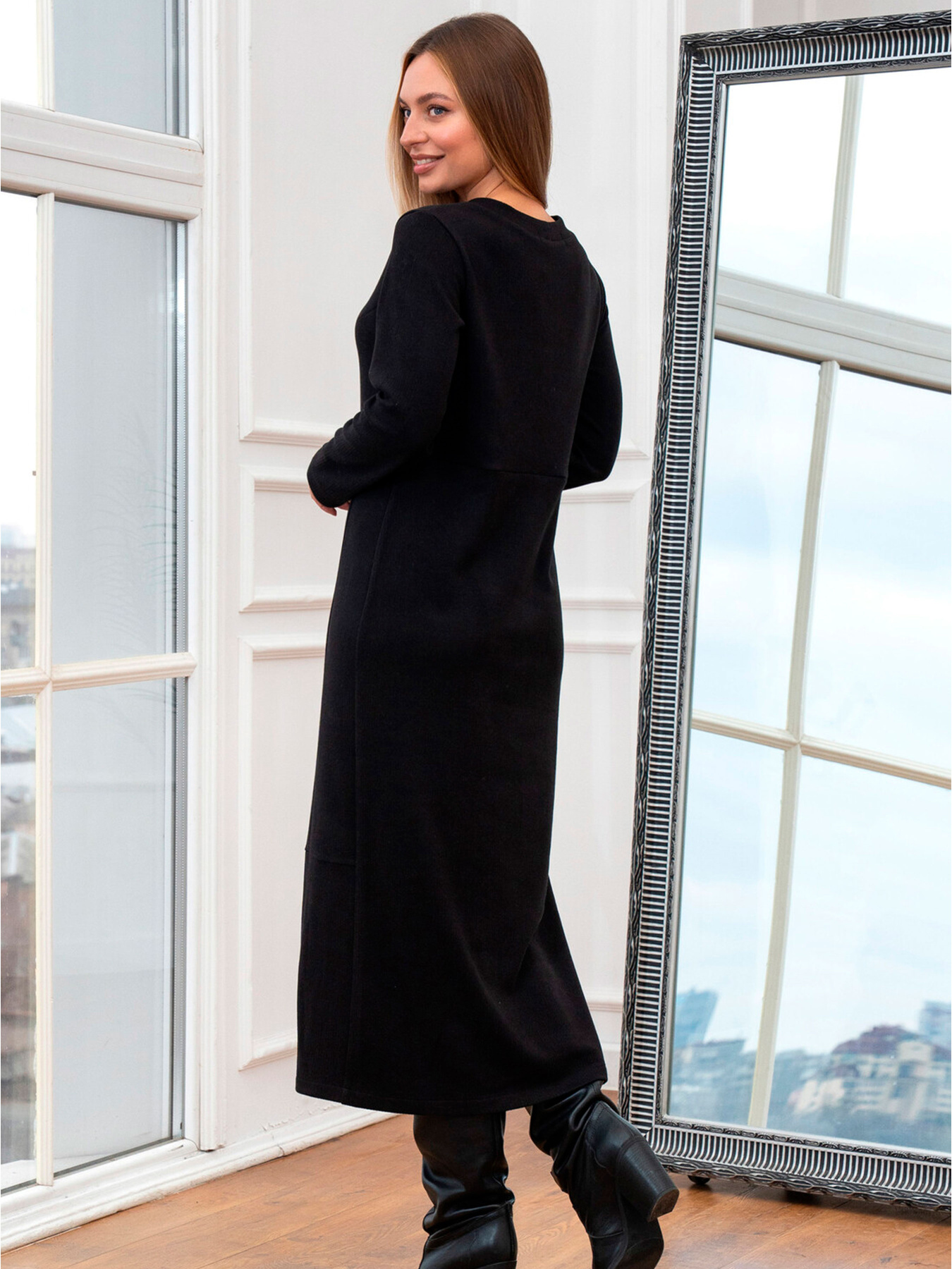 Платье миди RiMari модель 1825-chornij Фото