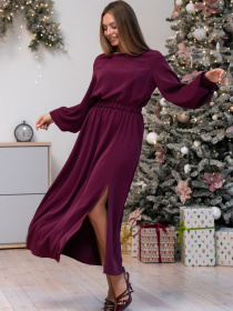 Платье макси RiMari модель 2125-marsala Фото