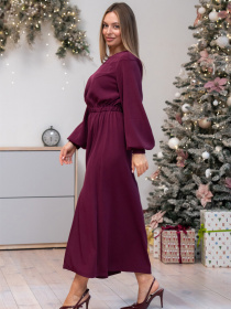 Платье макси RiMari модель 2125-marsala Фото