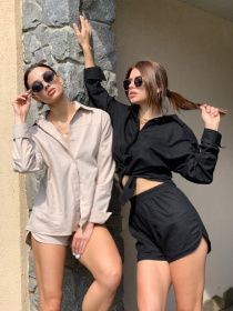 Повседневный костюм Milirud модель mil371-chornij Фото