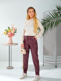 Жіночий теплий гольф з трикотажу ангора, Бежевий LadyLike (ll49880089) модель ll49880089-bezhevij Фото