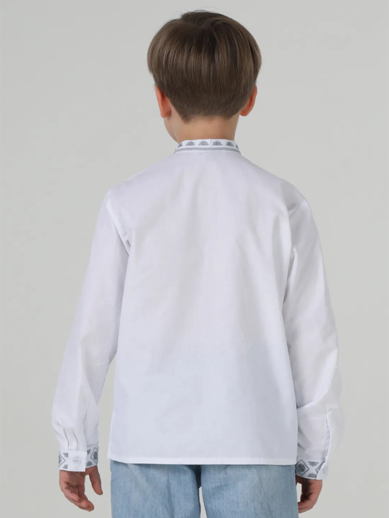 Дитяча вишиванка для хлопчика, Білий Folk Moda (fm3069) модель fm3069-blij Фото