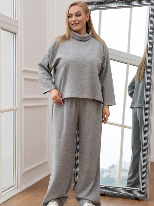 Жіночі брюки прямого крою Олаві, Сірий RiMari (БР 0525) модель 0525-srij Фото