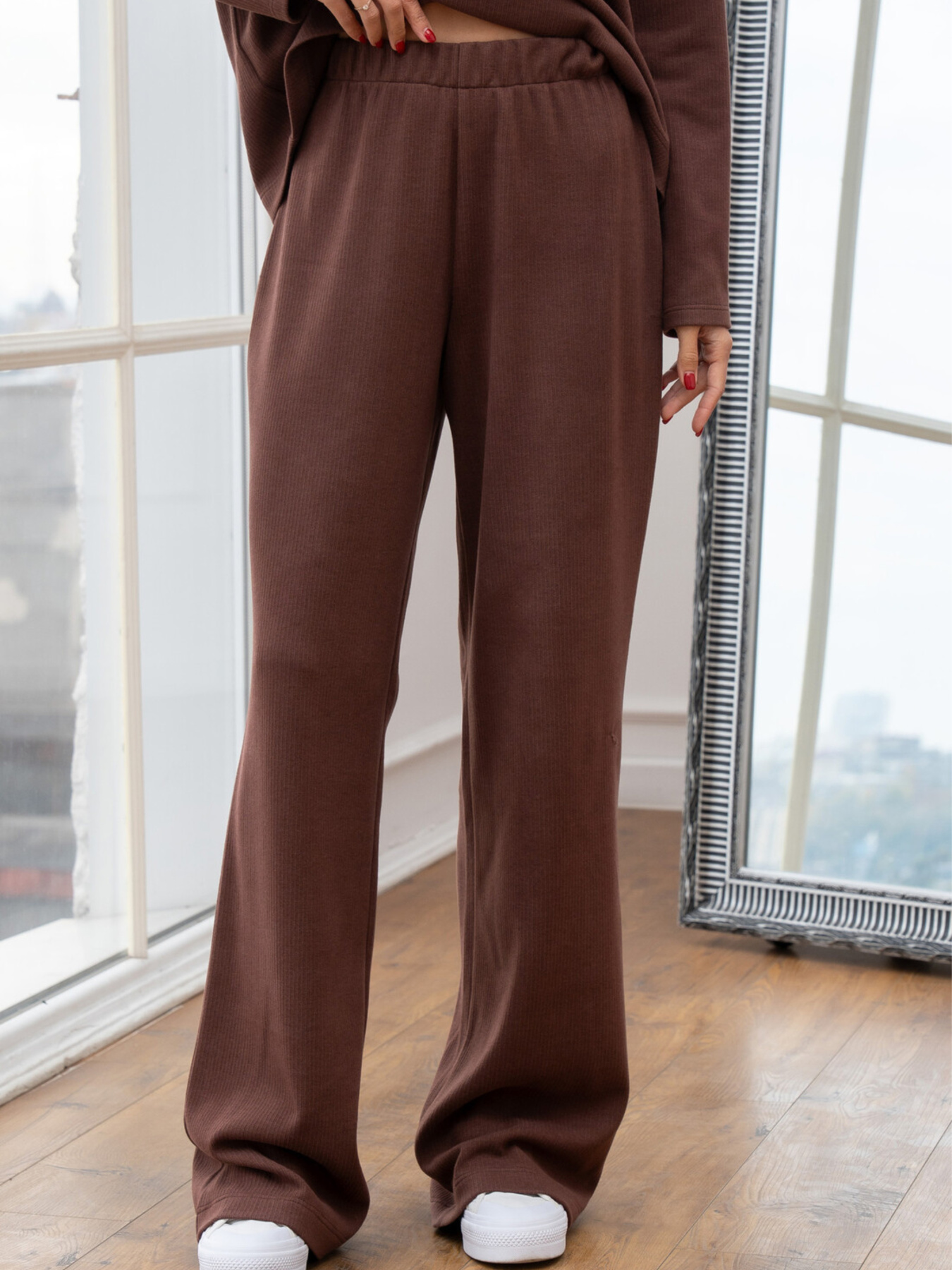 Повседневные штаны RiMari модель 0525-shokolad Фото