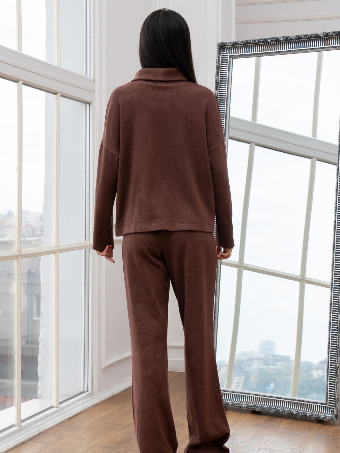 Повседневные штаны RiMari модель 0525-shokolad Фото