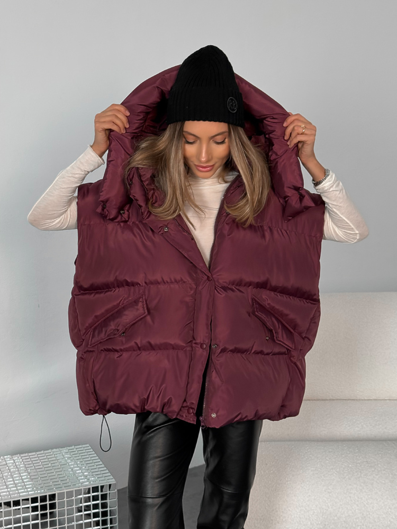 Пуховик Milirud модель mil588-burgund Пуховик Milirud модель mil588-burgund Фото