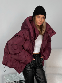 Пуховик Milirud модель mil588-burgund Пуховик Milirud модель mil588-burgund Фото