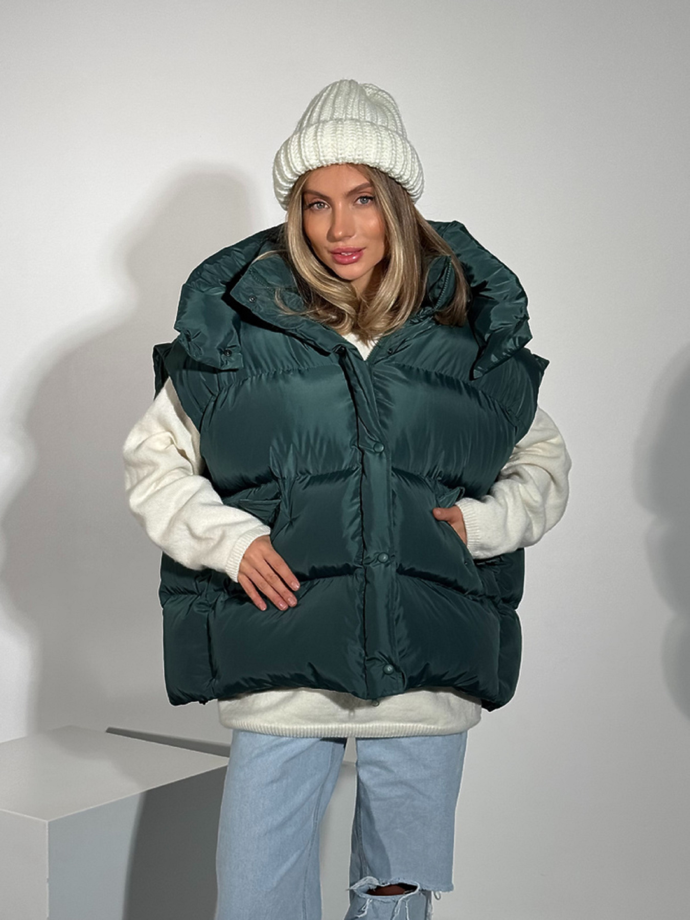 Пуховик Milirud модель mil588-smaragdovij Фото