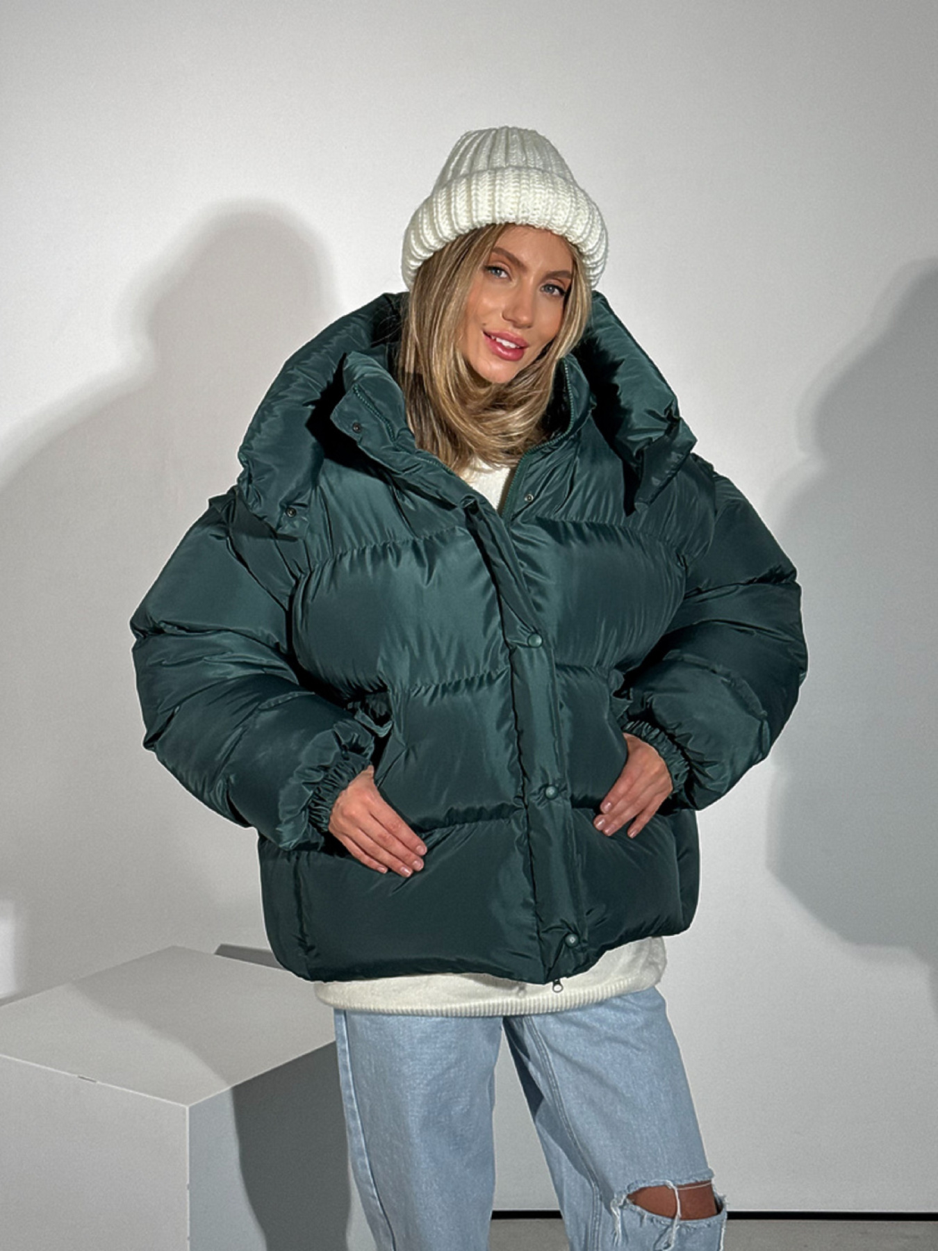 Пуховик Milirud модель mil588-smaragdovij Фото