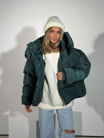 Пуховик Milirud модель mil588-smaragdovij Фото