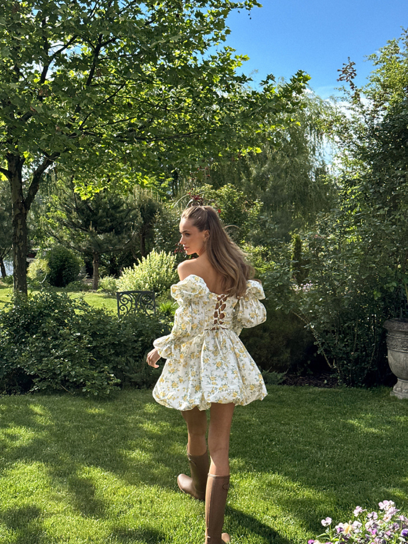 Жіночий літній костюм SANTORINI (топ + спідниця), Жовтий Milirud (mil623) модель mil623-zhovtij Фото