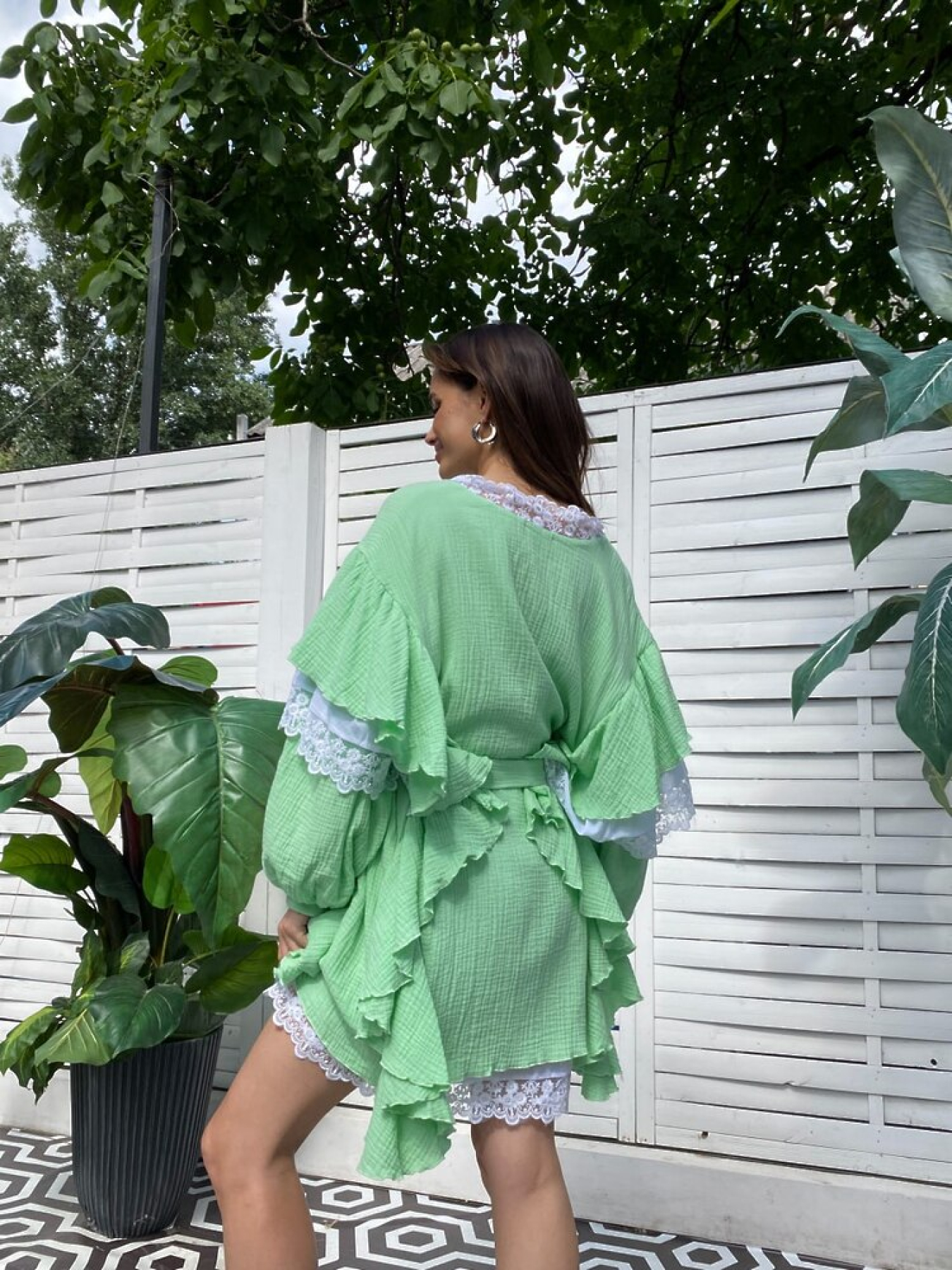 Жіноча сукня з мереживом Anastasia, Салатовий Milirud (mil450) модель mil450-lajm Фото