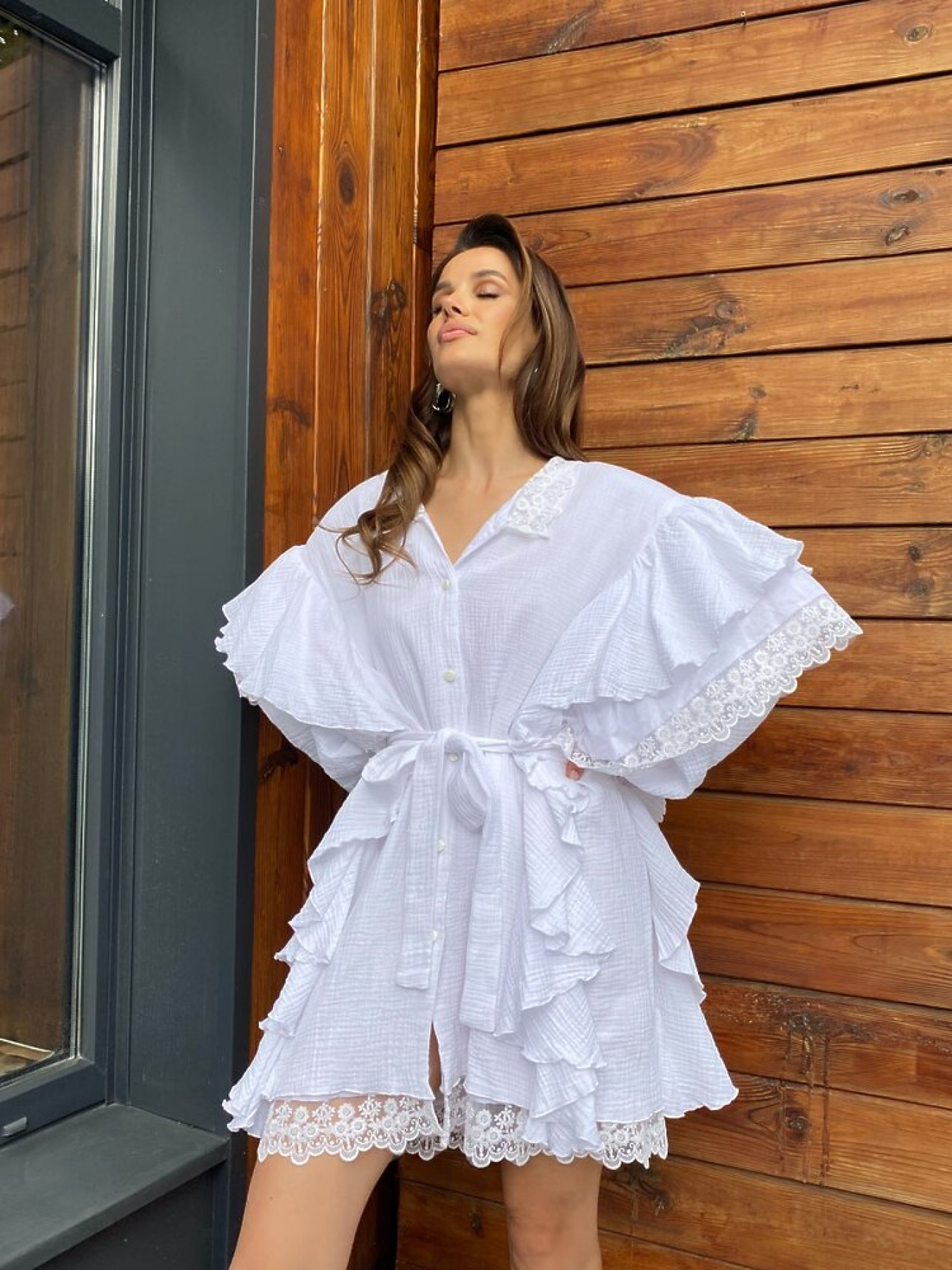 Платье мини Milirud модель mil450-blij Платье мини Milirud модель mil450-blij Фото