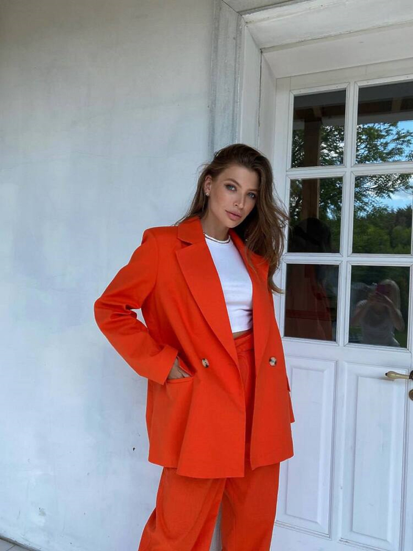 Деловой костюм Milirud модель mil444-terakotovij Фото