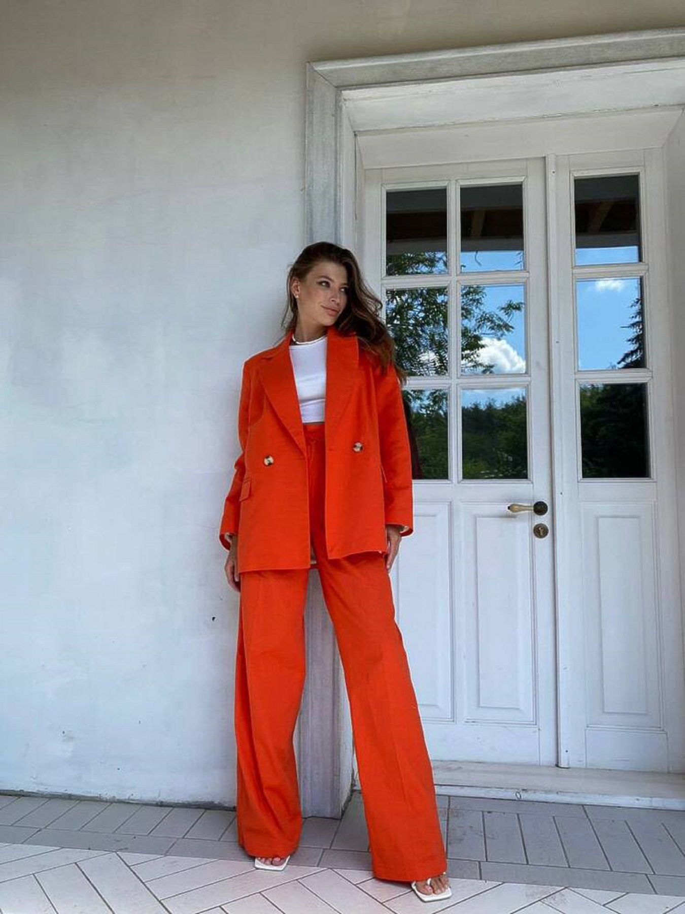 Деловой костюм Milirud модель mil444-terakotovij Фото