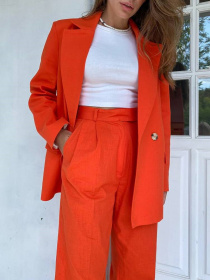 Деловой костюм Milirud модель mil444-terakotovij Фото