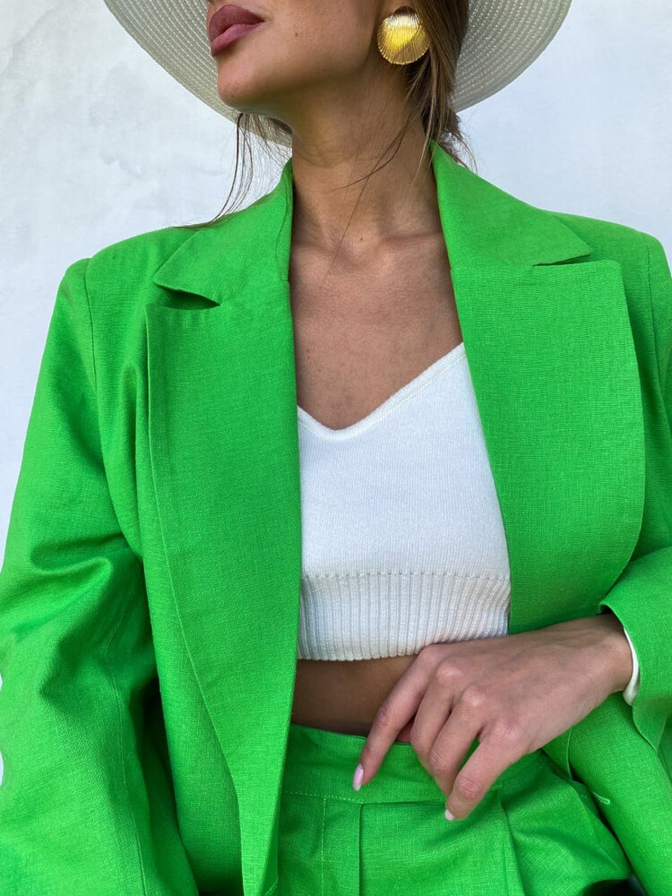 Деловой костюм Milirud модель mil444-zelenij Фото