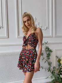 Жіночий літній комбінезон CHILE на бретельках, Чорний Milirud (mil433) модель mil433-chornij Фото