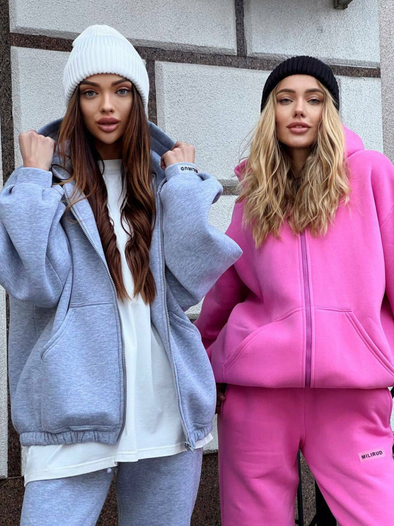 Жіноча кофта худі Zip hoodie на блискавці з кишенями, Рожевий Milirud (mil532) модель mil532-rozhevij Фото