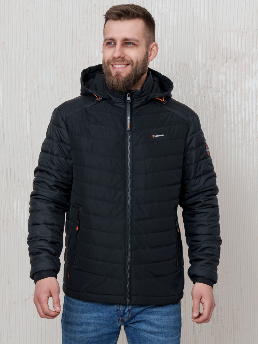 Мужская демисезонная куртка модель 110-VLN-BLCK Фото