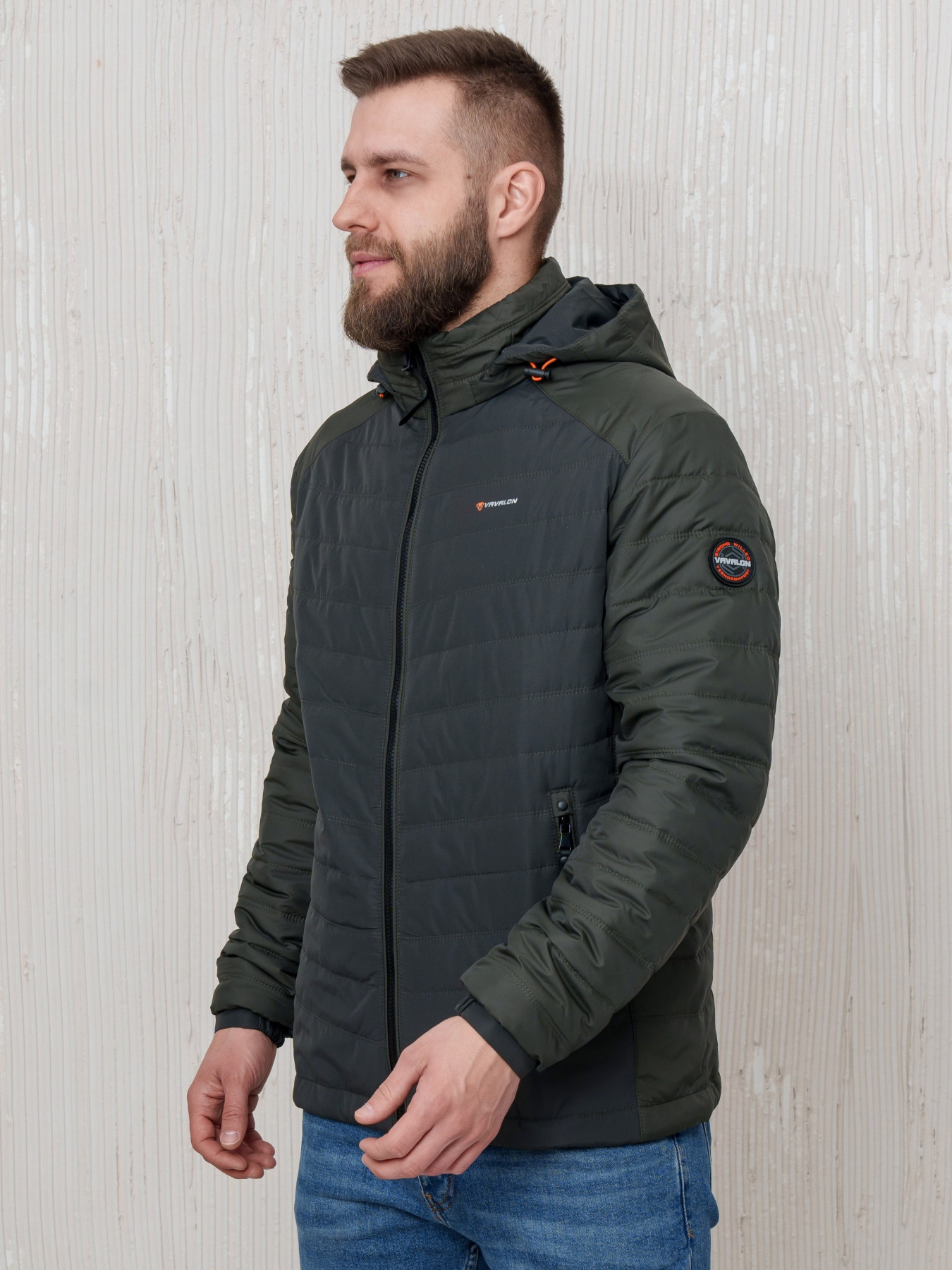 Мужская демисезонная куртка модель 110-VLN-KH Фото