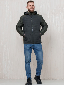 Чоловіча демісезонна куртка модель 110-VLN-KH Фото