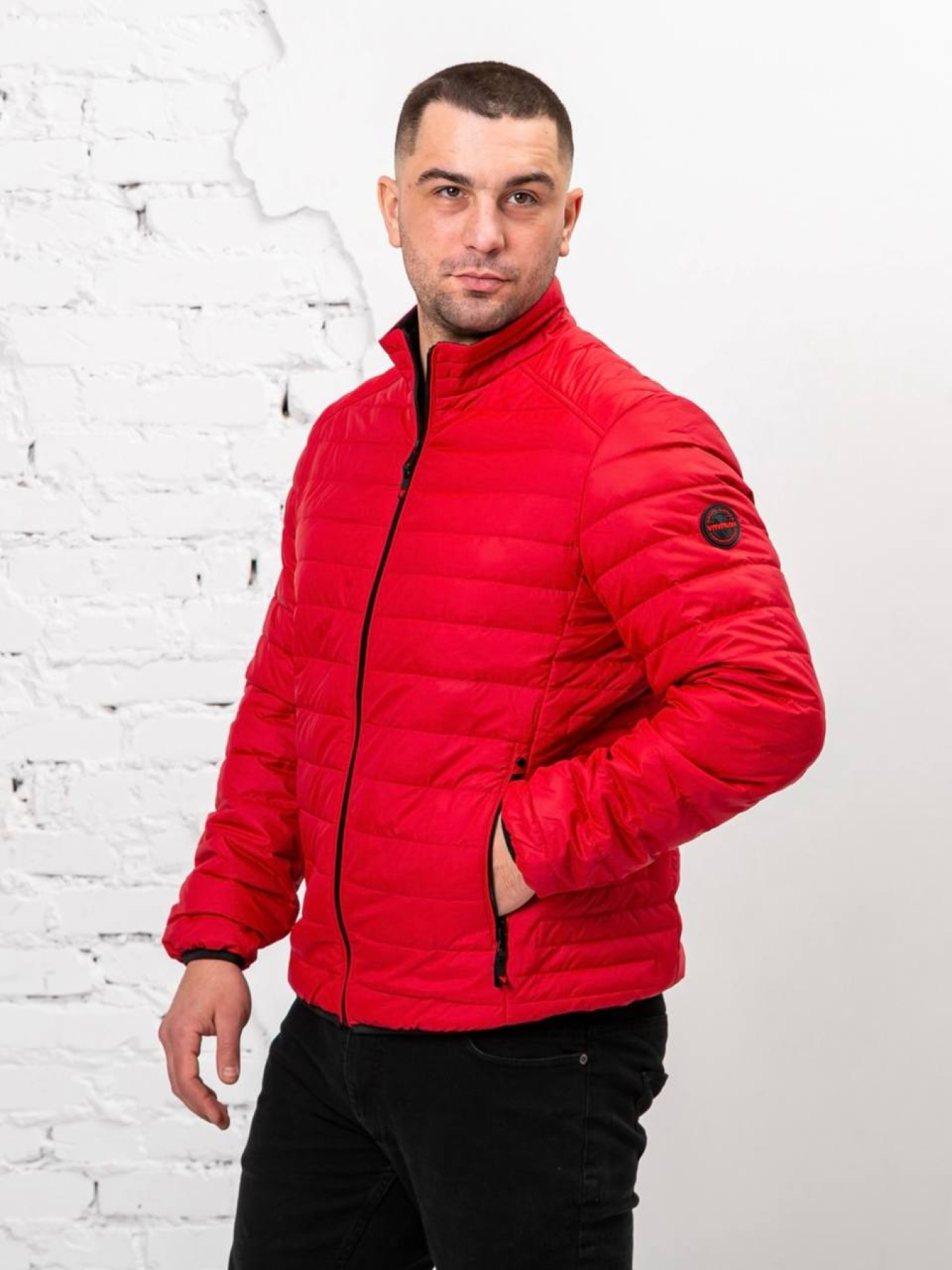 Чоловіча весняна куртка модель 2009-VLN-RED Фото