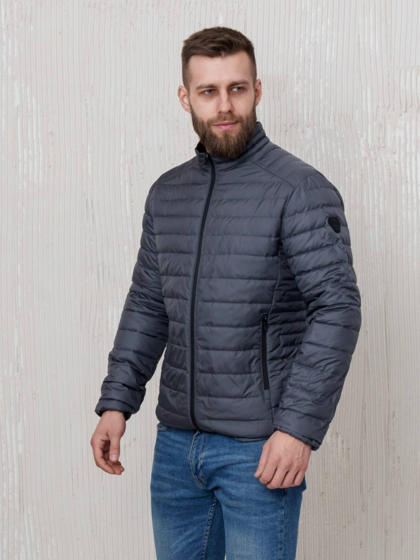 Чоловіча демісезонна куртка модель 209-VLN-GR Фото