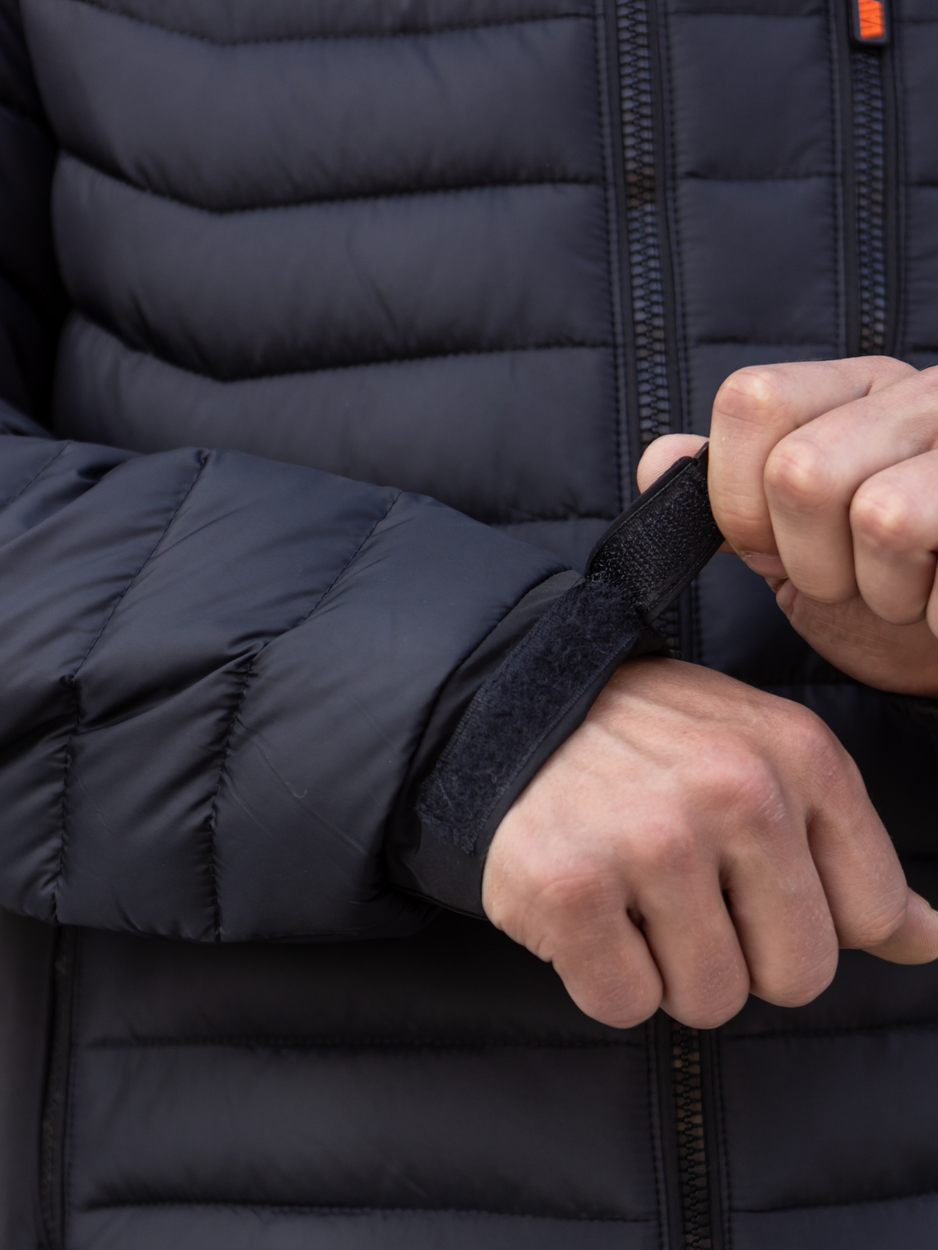 Чоловіча демісезонна куртка модель 31-VLN-BLC Фото