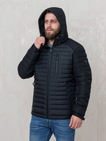 Демісезонна чоловіча куртка модель 2118-VLN-BLCK Фото