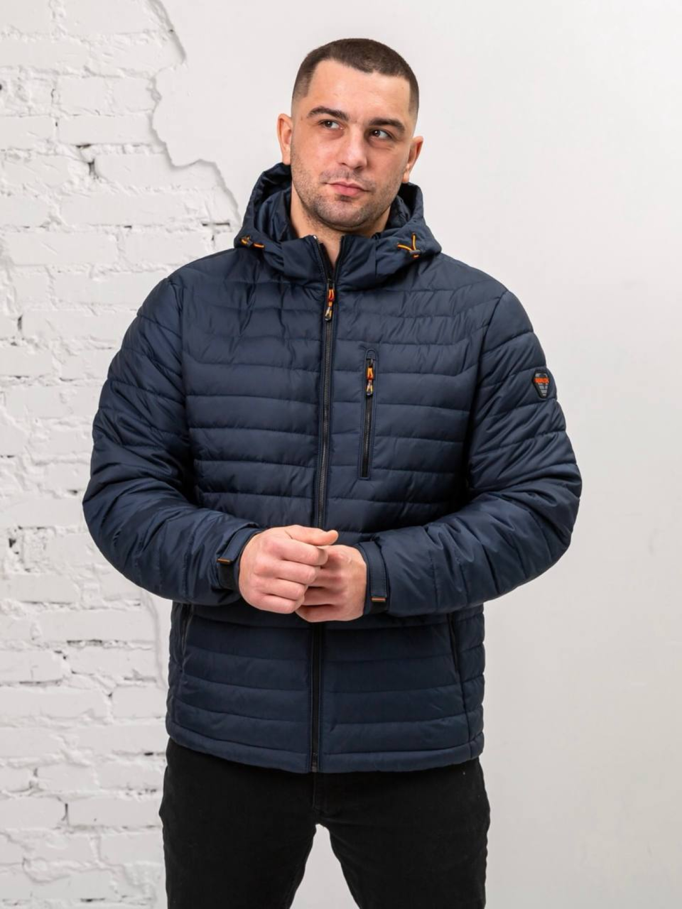 Чоловіча демісезонна куртка модель 908-VLN-BLUE Фото