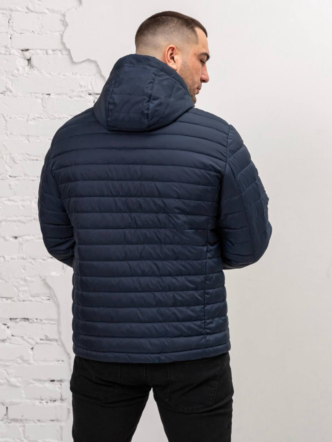 Чоловіча демісезонна куртка модель 908-VLN-BLUE Фото