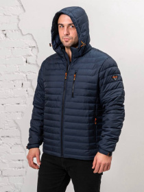 Чоловіча демісезонна куртка модель 908-VLN-BLUE Фото
