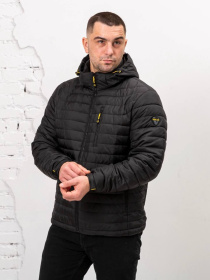 Чоловіча демісезонна куртка модель 908-VLN-BLCK Фото