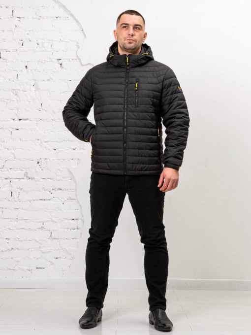 Чоловіча демісезонна куртка модель 908-VLN-BLCK Фото