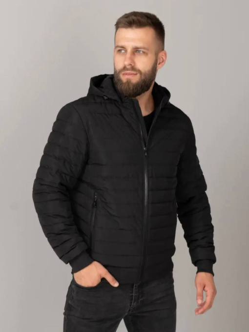 Чоловіча демісезонна куртка модель 33k-VLN-BLC Фото