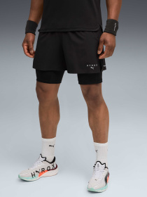 Шорты спортивные PUMA M x Hyrox 2in1 Short модель 527571 Фото