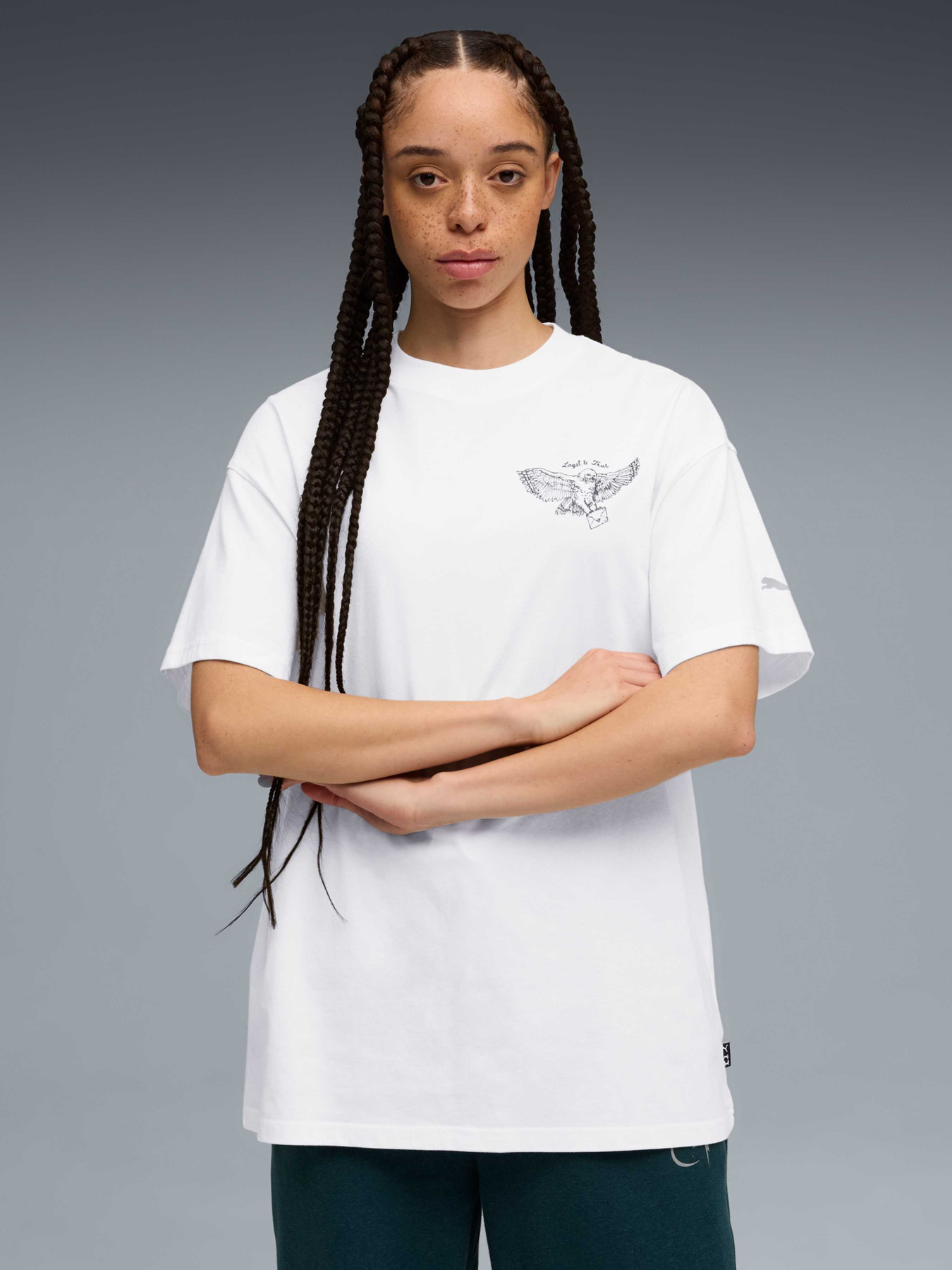 Футболка PUMA Hoops x Harry Potter Tee модель 633115 Фото