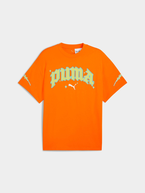 Футболка PUMA x RICK AND MORTY Basketball Tee Men II модель 633098 Фото