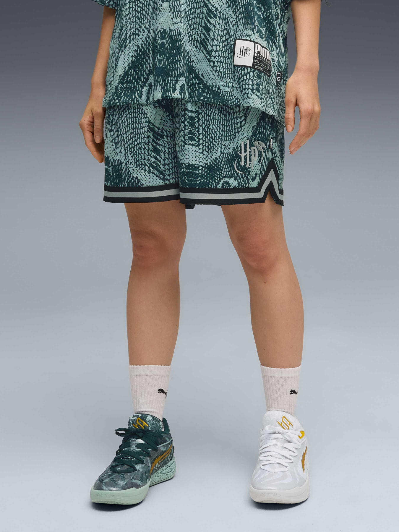 Шорты PUMA HOOPS x HARRY POTTER™ Shorts Women модель 633114 Фото
